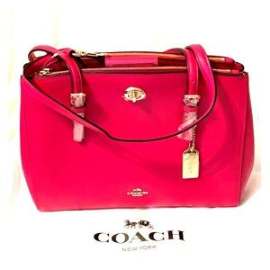 NWT Coach Turlock Cerise